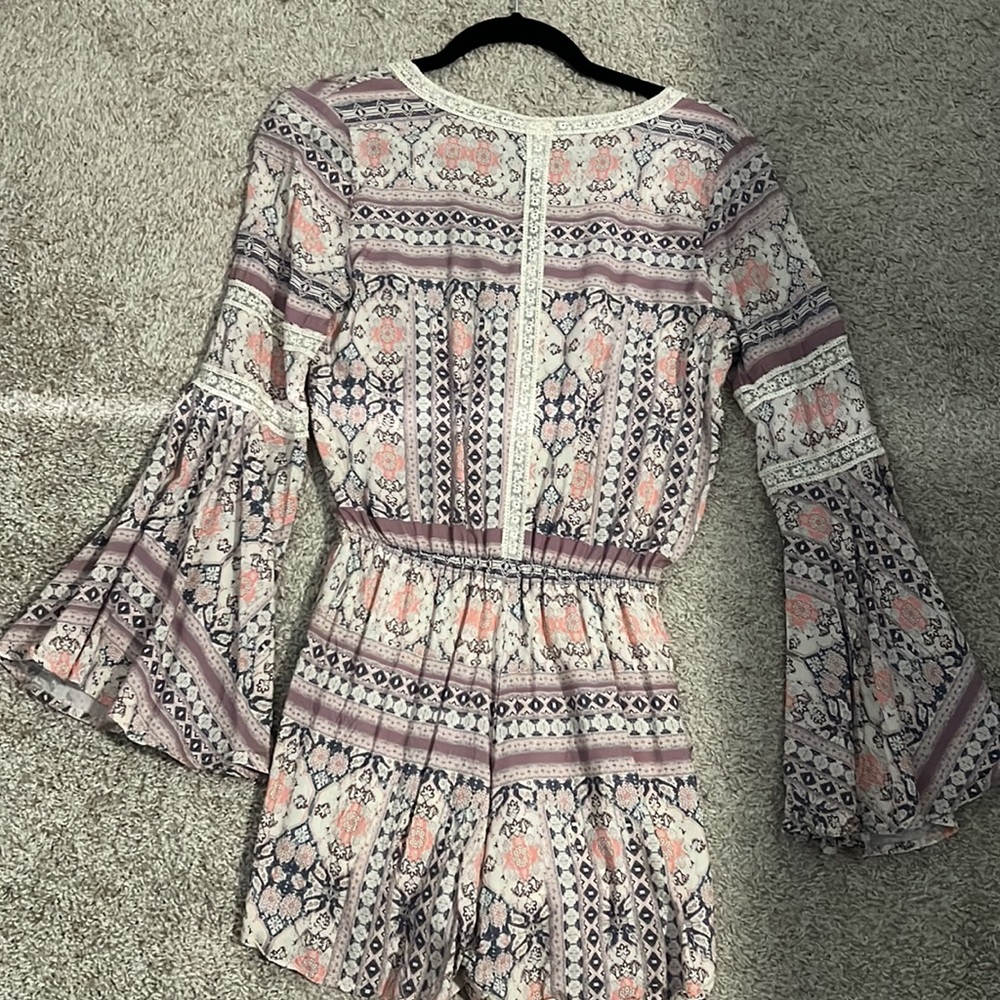 Lspace Multi Colored Romper Size Small - image 3